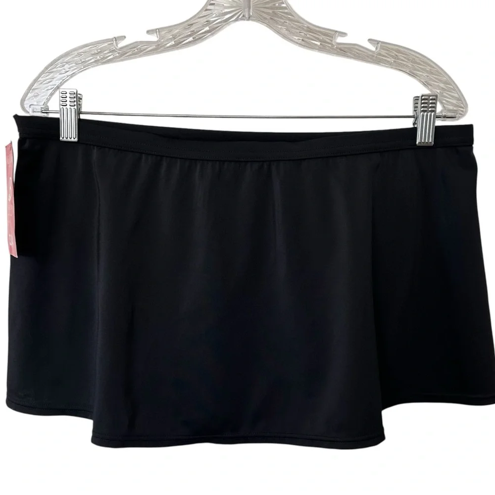 Baltex Black Swim Skort for Women Size 13/14